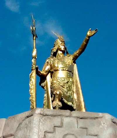 Inca Pachacuteq statue