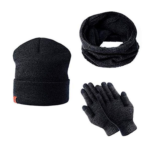 Guantes y gorros de lana para caminatas
