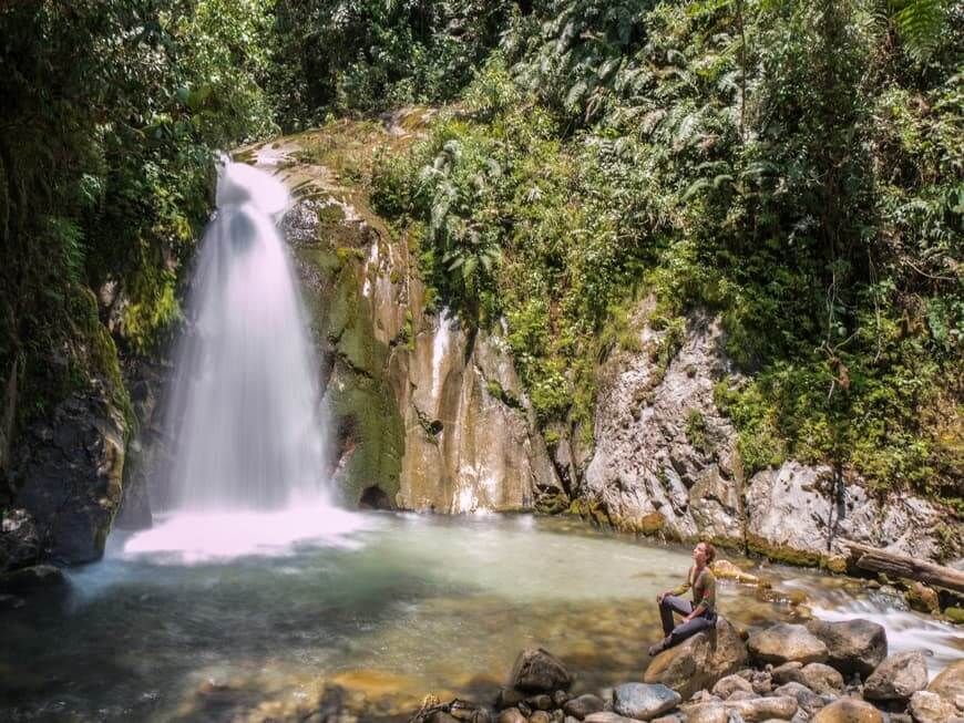 La catarata de Mandor en Machupicchu